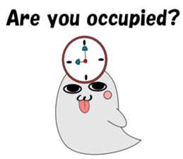 It's tongue to ghost English sticker #4765449