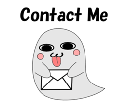 It's tongue to ghost English sticker #4765450