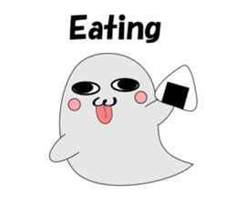 It's tongue to ghost English sticker #4765451