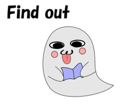 It's tongue to ghost English sticker #4765452