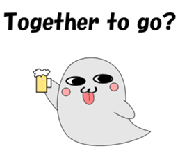 It's tongue to ghost English sticker #4765453