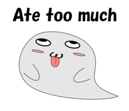 It's tongue to ghost English sticker #4765454