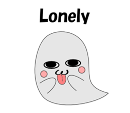 It's tongue to ghost English sticker #4765457