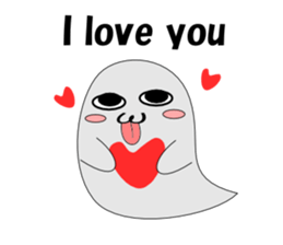 It's tongue to ghost English sticker #4765458