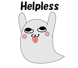 It's tongue to ghost English sticker #4765461