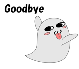 It's tongue to ghost English sticker #4765463