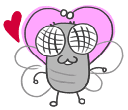 Poo Poo Housefly sticker #4765779