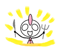 Shikekochan. sticker #4765880