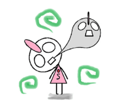 Shikekochan. sticker #4765883