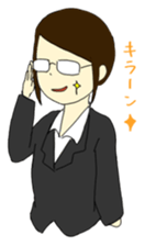 Job hunting support Sticker sticker #4766902