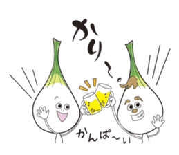 Island pickled scallion boy sticker #4767072