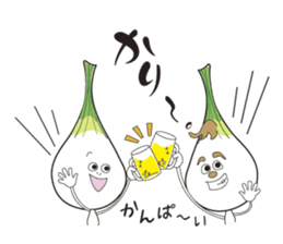 Island pickled scallion boy sticker #4767072