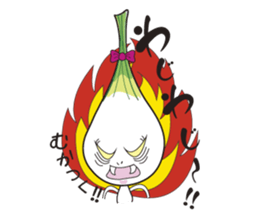 Island pickled scallion boy sticker #4767080
