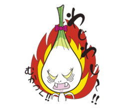 Island pickled scallion boy sticker #4767080