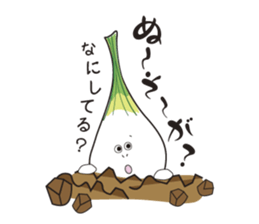 Island pickled scallion boy sticker #4767089