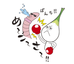 Island pickled scallion boy sticker #4767092