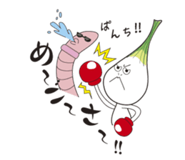 Island pickled scallion boy sticker #4767092