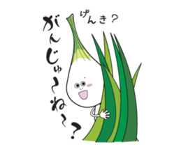 Island pickled scallion boy sticker #4767096