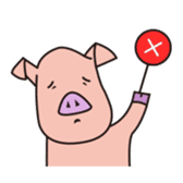 pig life sticker #4767176
