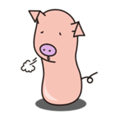 pig life sticker #4767180