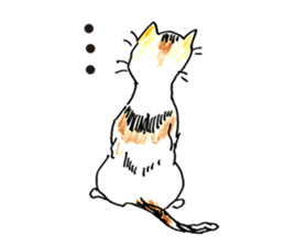 Finding Calico Sticker sticker #4767207