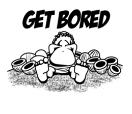 A desert island life of Mr.Holmes ! sticker #4767345