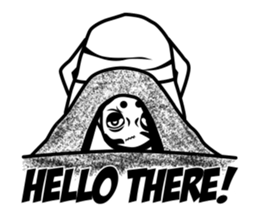 A desert island life of Mr.Holmes ! sticker #4767348