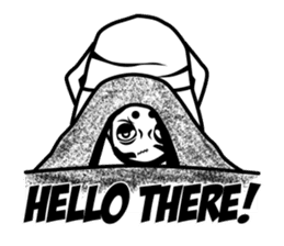 A desert island life of Mr.Holmes ! sticker #4767348