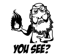 A desert island life of Mr.Holmes ! sticker #4767350