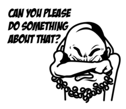 A desert island life of Mr.Holmes ! sticker #4767356