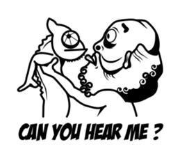 A desert island life of Mr.Holmes ! sticker #4767362