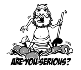 A desert island life of Mr.Holmes ! sticker #4767364