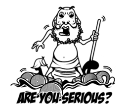 A desert island life of Mr.Holmes ! sticker #4767364