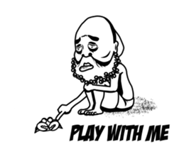 A desert island life of Mr.Holmes ! sticker #4767365