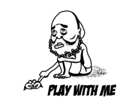 A desert island life of Mr.Holmes ! sticker #4767365