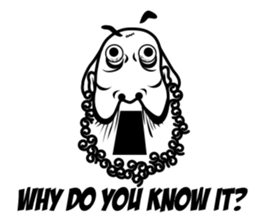 A desert island life of Mr.Holmes ! sticker #4767366