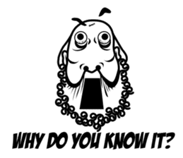 A desert island life of Mr.Holmes ! sticker #4767366