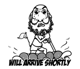 A desert island life of Mr.Holmes ! sticker #4767377