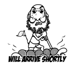 A desert island life of Mr.Holmes ! sticker #4767377