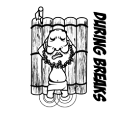 A desert island life of Mr.Holmes ! sticker #4767379