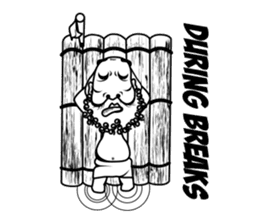 A desert island life of Mr.Holmes ! sticker #4767379