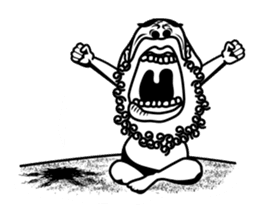 A desert island life of Mr.Holmes ! sticker #4767382