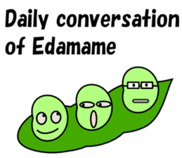Daily conversation of Edamame English sticker #4767544