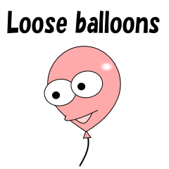 Loose balloons English