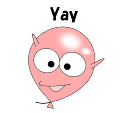 Loose balloons English sticker #4767831