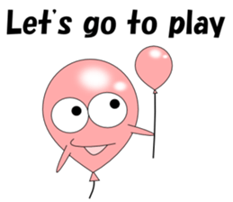 Loose balloons English sticker #4767832