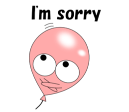 Loose balloons English sticker #4767833