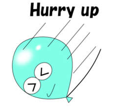 Loose balloons English sticker #4767837