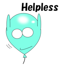 Loose balloons English sticker #4767838