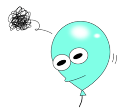 Loose balloons English sticker #4767839